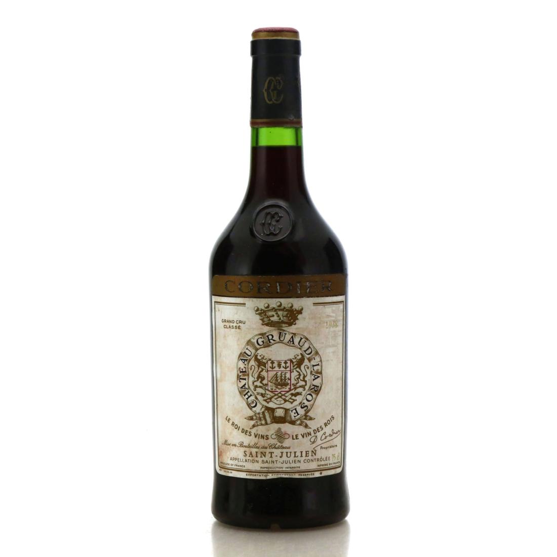 Château Gruaud Larose 1978 マグナム Château Gruaud-Larose 1978 Wine | Wine Auctioneer